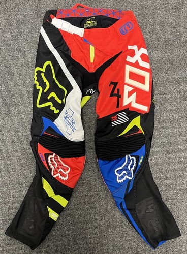 Pantaloni fox racing 360 rosso - pantaloni,