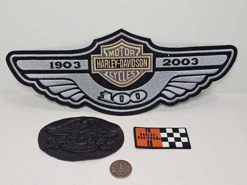 Patch 100 anniversario harley - patch,