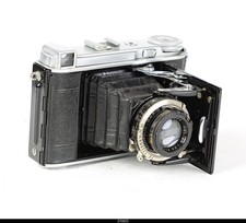 Voigtlander Bessa 66 obiettivo nichel eliaro 3,5 f = 7,5 cm Compur raro