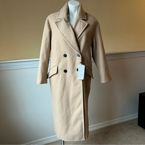 Zara oversized coat taupe - oversized,