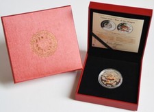 Laos 1000 Kip 2012 Drago Lunare 1 Oz Argento