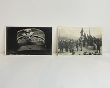 Rare cartoline militari GENERALE CANTORE inaugurazione monumento Cortina 1921