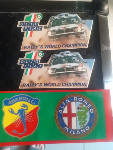 Lotto adesivi rally - adesivi-, rally-lancia