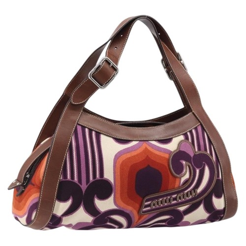 Borsa mano miu tela - a,