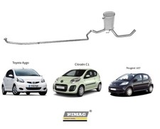 Centrale Terminale Finale Marmitta Peugeot 107 Citroen C1 Toyota Aygo 1.0 50 Kw