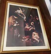 Stampa Caravaggio La Natività con i Santi Lorenzo e Francesco d’Assisi,