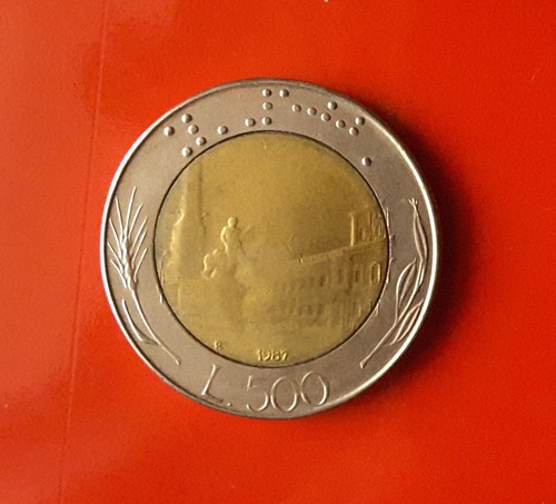 500 lire 1987 - 500,