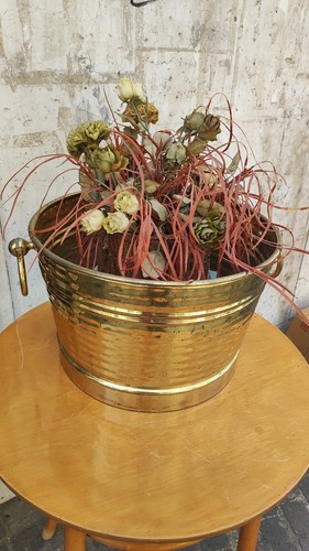 Porta vaso ottone - porta,