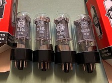 RSD 6L6GC perfect tubes quad
