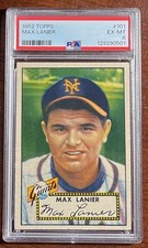 1952 Topps Max Lanier PSA
