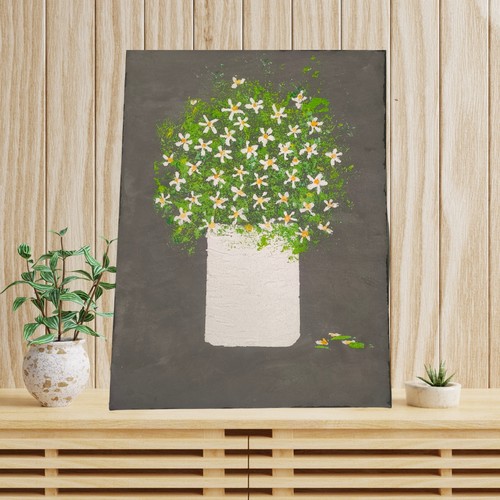 Quadro tela vaso di - su,
