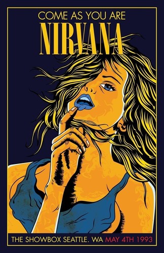 Nirvana vintage foto - nirvana,
