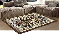 Tappeto jacquard geometrico