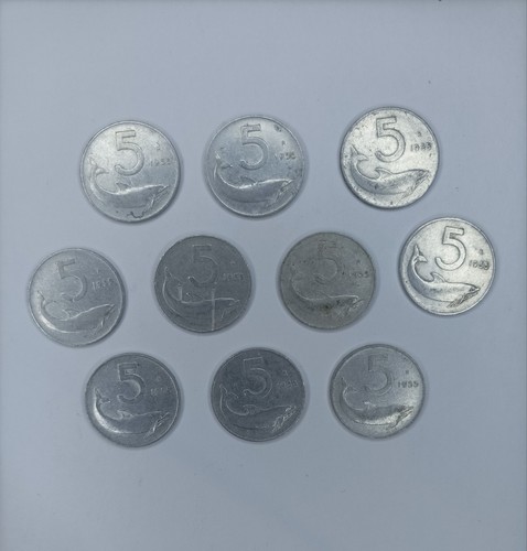 Lotto lire delfino 1955 - delfino,