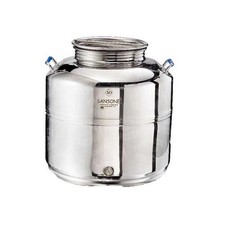 CONTENITORE ACCIAIO INOX PER