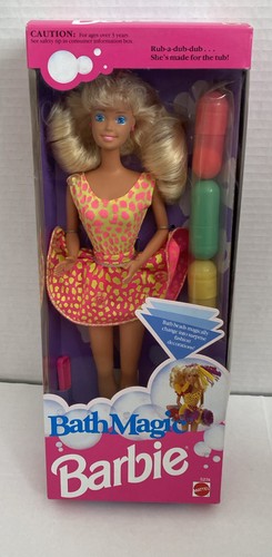 Barbie bionda magica bagno - da,