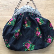 Borsa da sera vintage tessuto