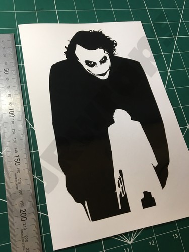 Adesivi joker silhouette - adesivi,