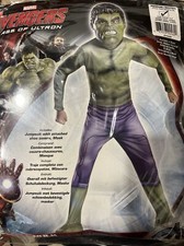vestito hulk costume carnevale 5 7 anni verde eroe avengers