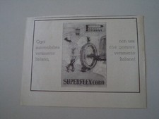 advertising Pubblicità 1928 PNEUMATICI PIRELLI SUPERFLEX CORD
