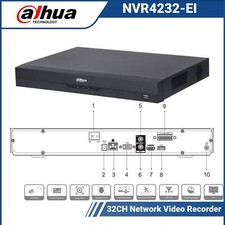 Dahua NVR4232-EI 32CH WizSense 16MP Videoregistratore di rete con rilevamento facciale