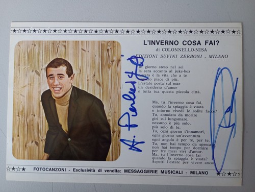 Piero focaccia autografo - focaccia,