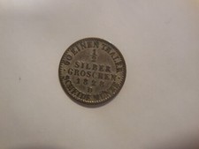 Germania Prussia 1/2 mezzo argento groschen 1828 d