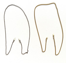 VINTANGE CORDINO LACCETTO CATENINA PER OCCHIALI DA SOLE VISTA IN METALLO