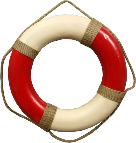 Salvagente rosso beige - cm, rosso/beige