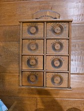 Antique 8 Drawer Spice Cabinet