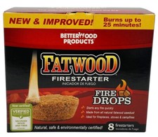 Fatwood 08808 Firedrops Firestarters, 8 pezzi
