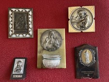 Lotto di 5 quadretti sacri