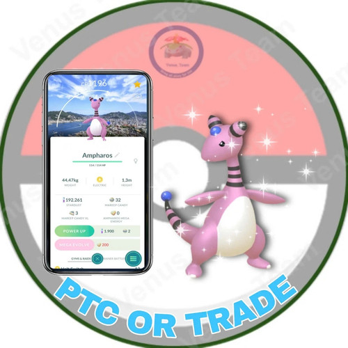 Pokémon shiny ampharos - ✨,