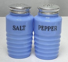 Set agitatori da cucina sale e pepe Jeannette Glass Delphite Blue Range