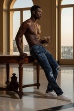 Jeans uomo Barabas strass