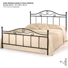Letto Matrimoniale in Ferro Battuto per Letto da 160x190 Artigianale Vari Colori