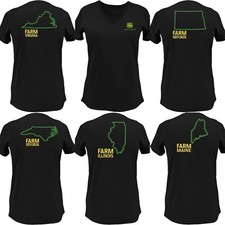 T-shirt scollo a V John Deere