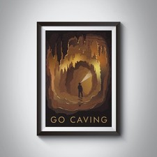 Poster da viaggio Go Caving