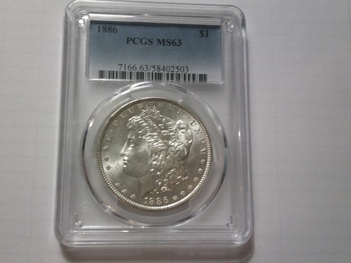 1886 morgan dollar - morgan, pcgs