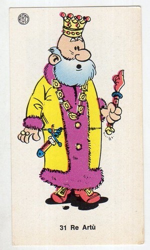 Figurina raccolta personaggi - figurina,
