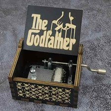 Carillon Meccanico Vintage A Manovella Manuale Scatola Musicale Regalo Casa Pro