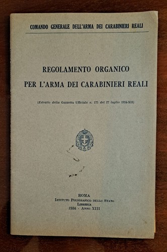 Regolamento organico - regolamento,