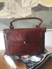 borsa in pitone  anni 50