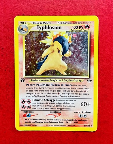 Lotto carte pokemon typhlosion - lotto,
