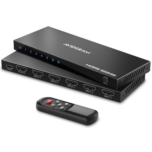 Switch hdmi 60hz avidgram - 4k, 60hz,