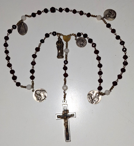 Antico rosario con croce - antico,