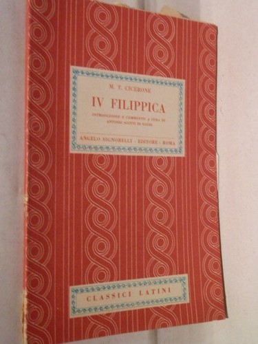 Filippica t cicerone - iv,