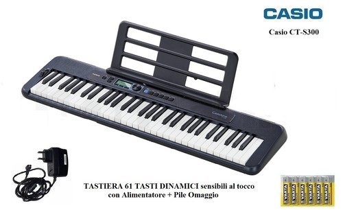 Casio s300 black tastiera - ct-s300,