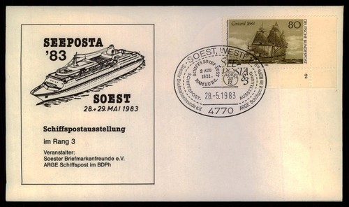 Brd lettera commemorativa 1983 - lettera,