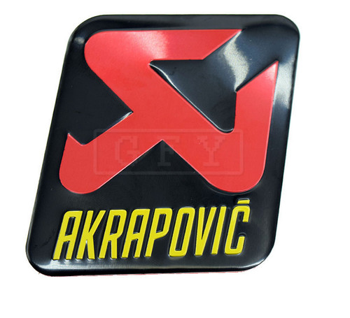 Akrapovic placca alluminio - placca,
